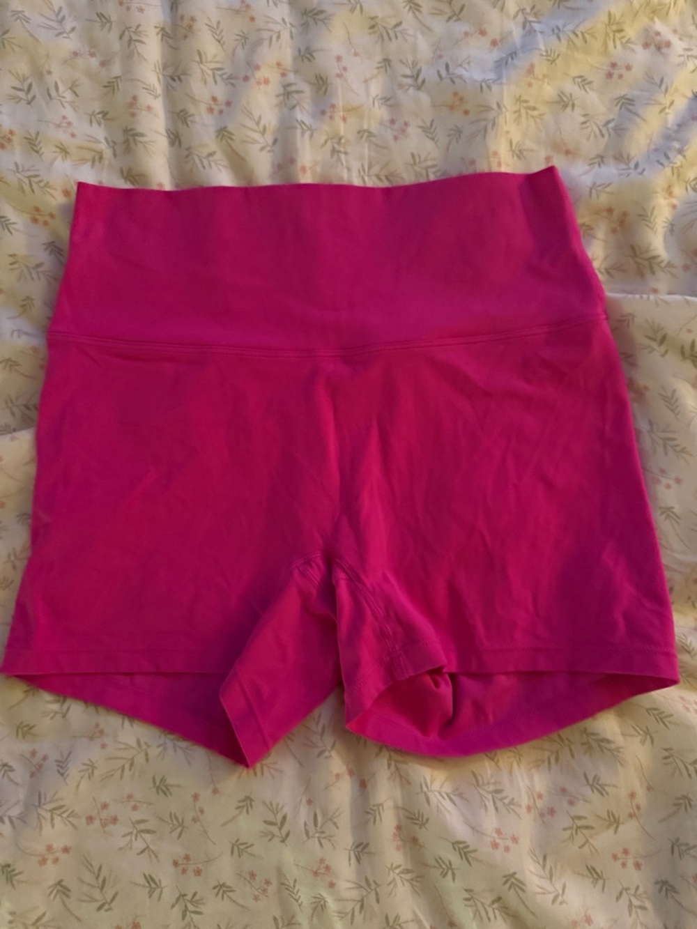 lululemon athletica Hot Pink High-Waist Athletic Shorts